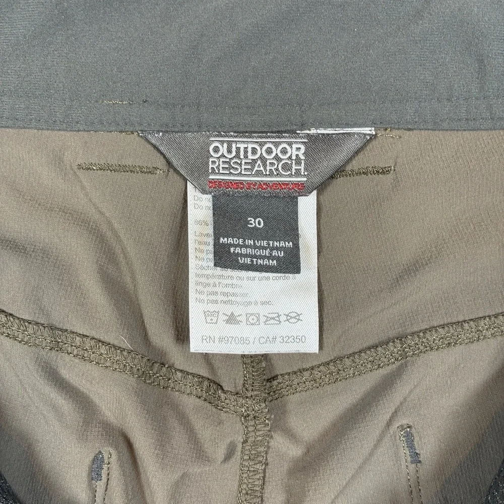 OR Outdoor Research Shorts Ferrosi Men's 30 Brown Nylon Stretch Hiking  Gorpcore